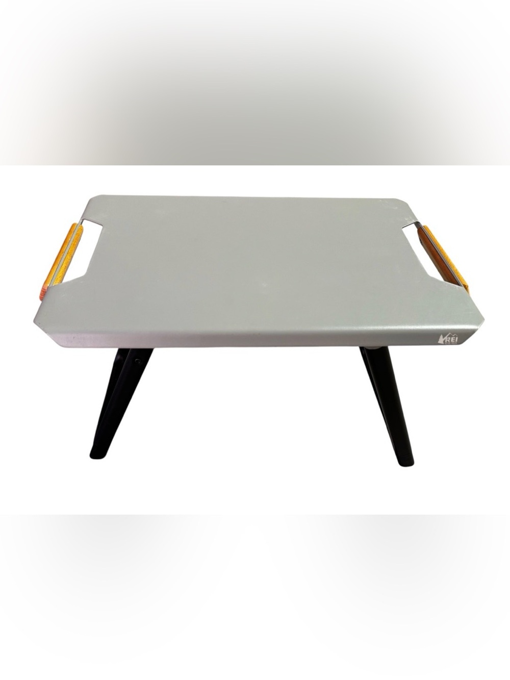 REI Outward Metal Folding Table Wood Handles Camping Beach Outdoors